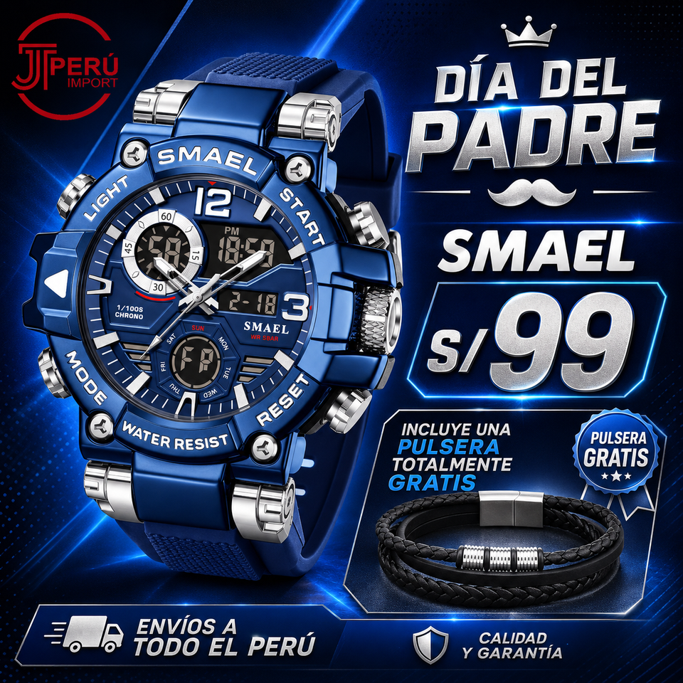 SMAEL 8110 SILVER BLUE