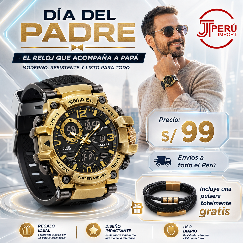 SMAEL 8110 GOLD BLACK