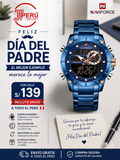 NAVIFORCE 9163 AZUL Y NEGRO TIKTOK