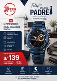 NAVIFORCE 9163 AZUL Y NEGRO TIKTOK