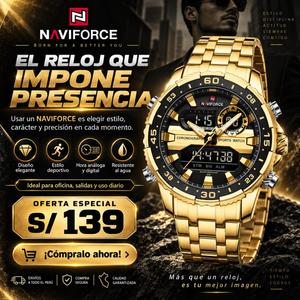 NAVIFORCE 9234 GOLD BLC
