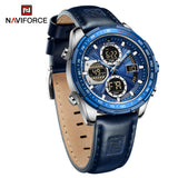 NAVIFORCE 9197 BLUE SILVER