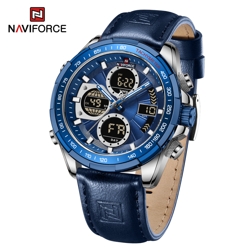 NAVIFORCE 9197 BLUE SILVER