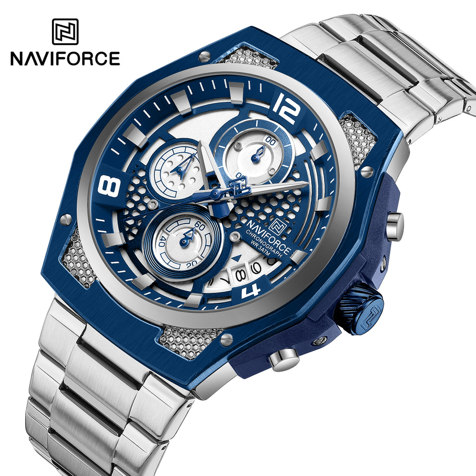 NAVIFORCE 8051 SILVER BL