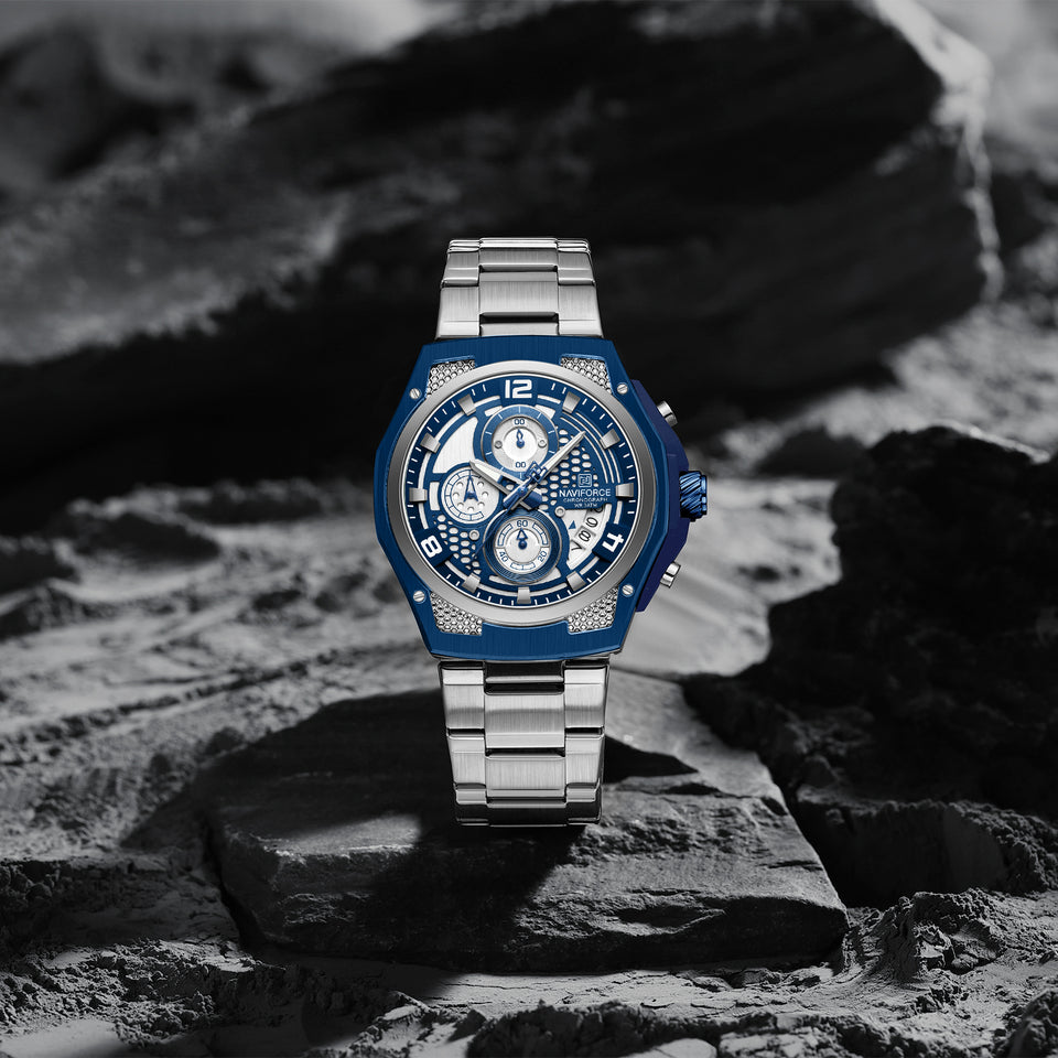 NAVIFORCE 8051 SILVER BL