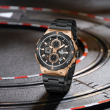 NAVIFORCE 8072 BLACK GOLD ROSE