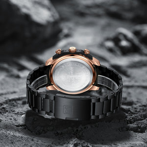 NAVIFORCE 8047 BLACK GOLD ROSE
