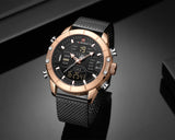 NAVIFORCE 9153 BLACK GOLD ROSE