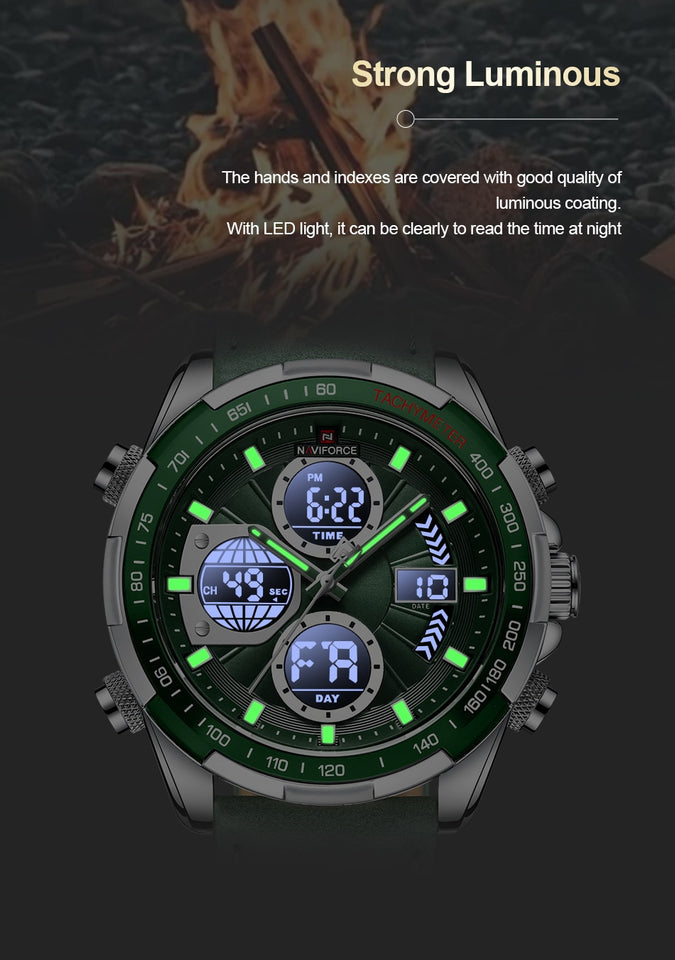 NAVIFORCE 9197 GREEN C