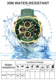 NAVIFORCE 9197 GOLD GREEN